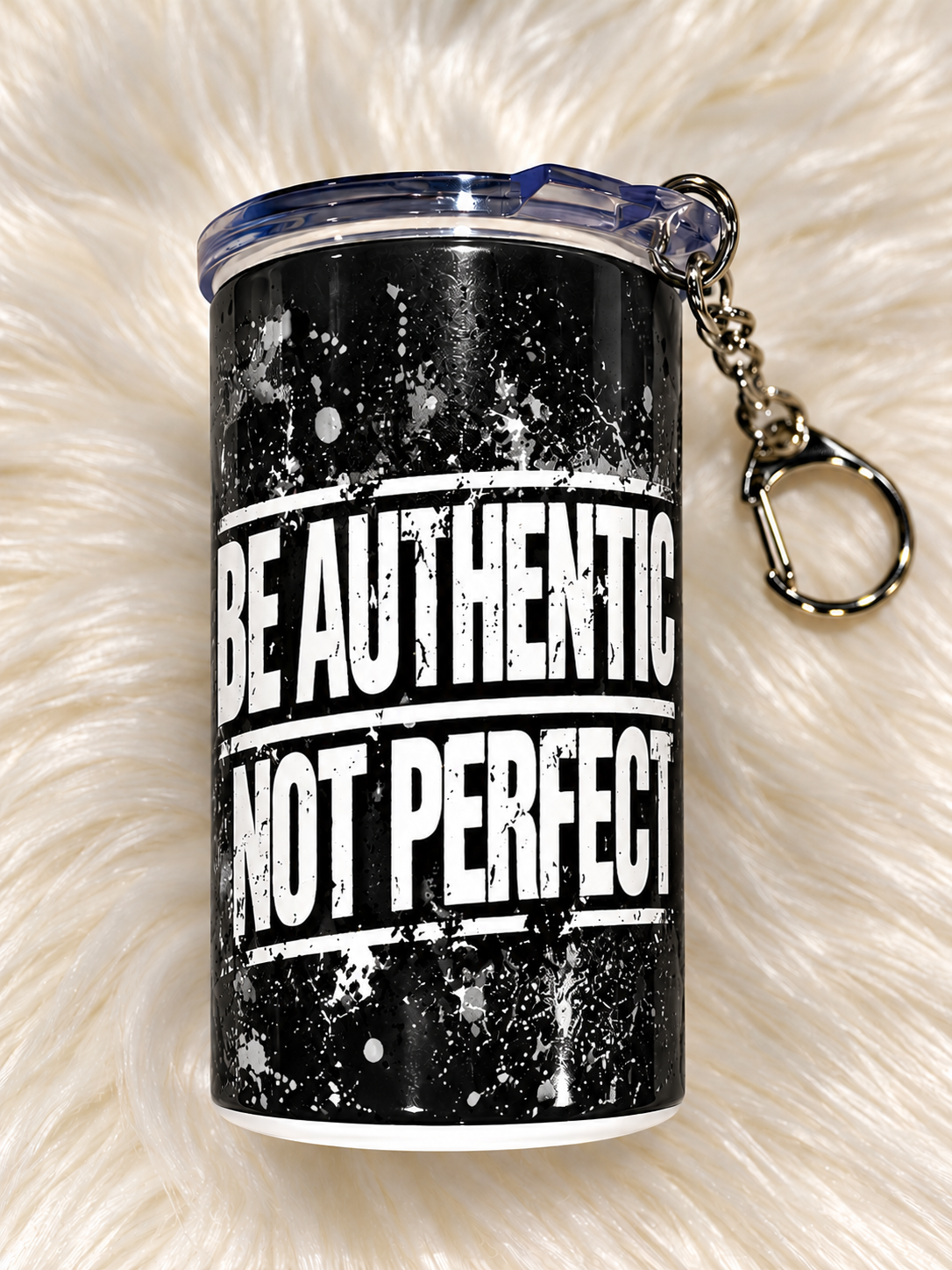 Be Authentic Not Perfect Mini Inspirational Tumbler
