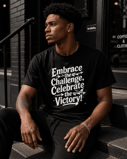 Embrace the Challenge, Celebrate The Victory T-Shirt