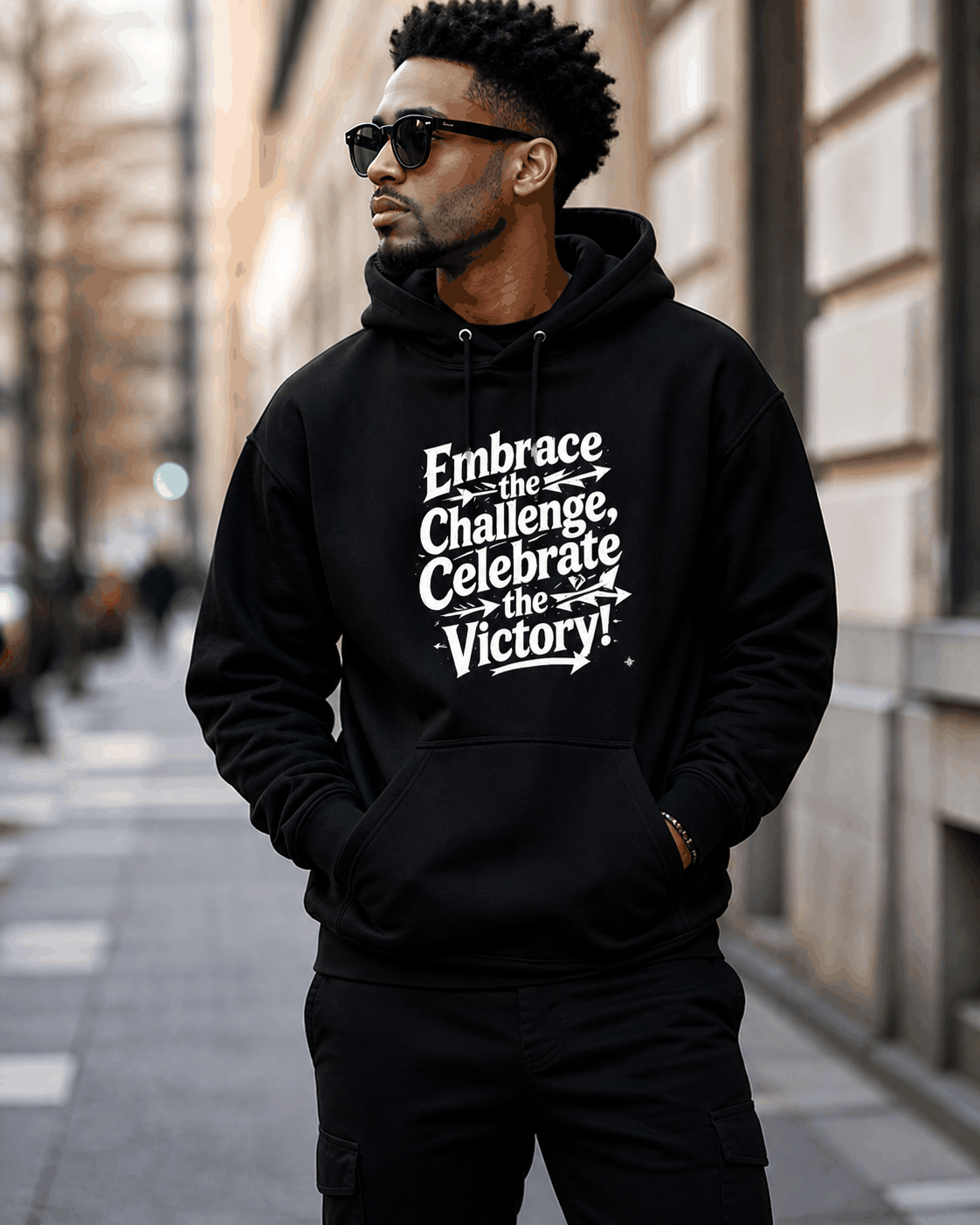 Embrace the Challenge, Celebrate the Victory Hoodie