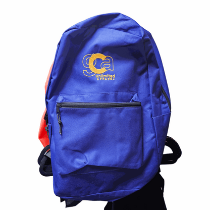 GCA Unlimited Customized Backpacks with personalized designs, durable materials, and spacious compartments for school, travel, and work.