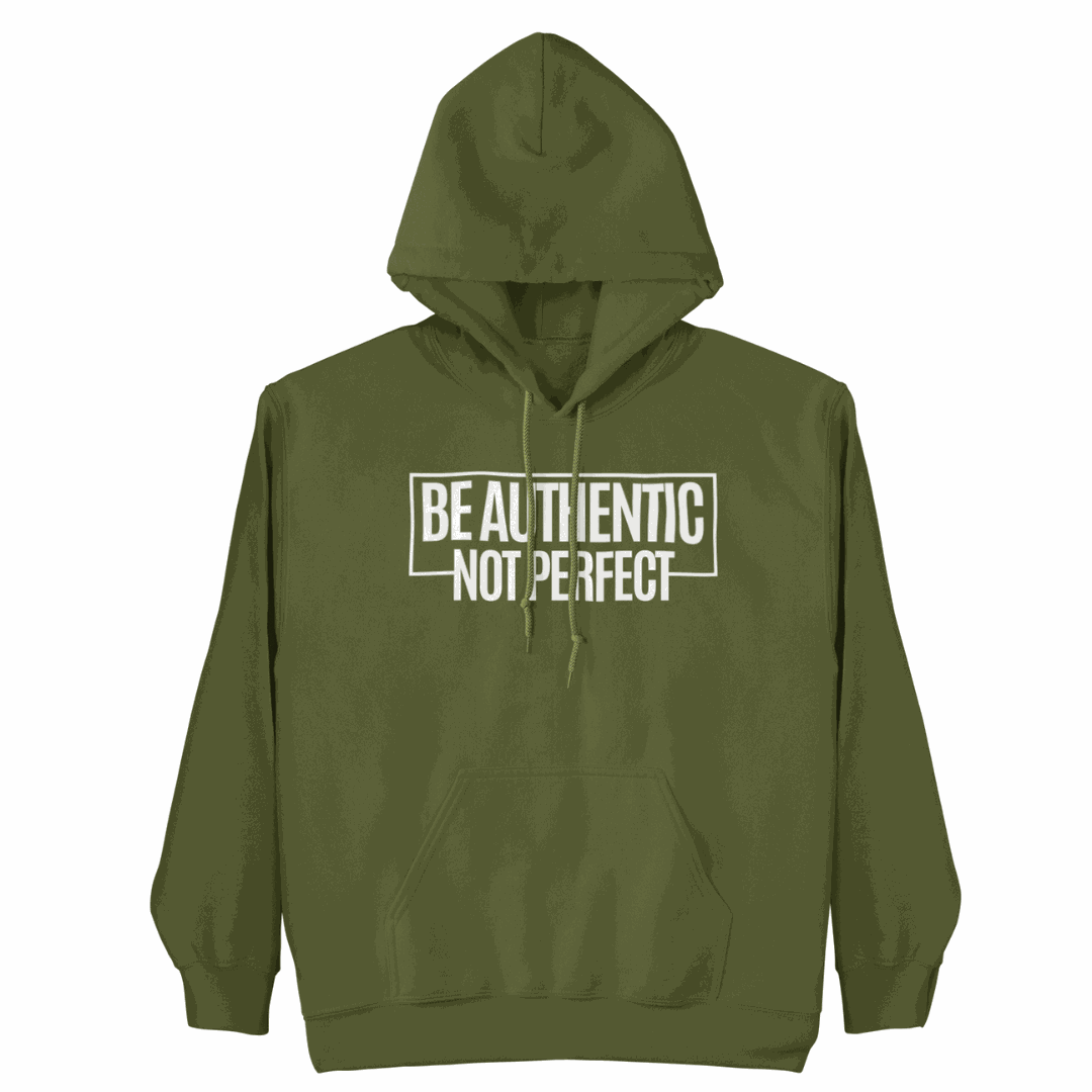 Be Authentic Hoodie with empowering design and comfortable fit for authentic self-expression