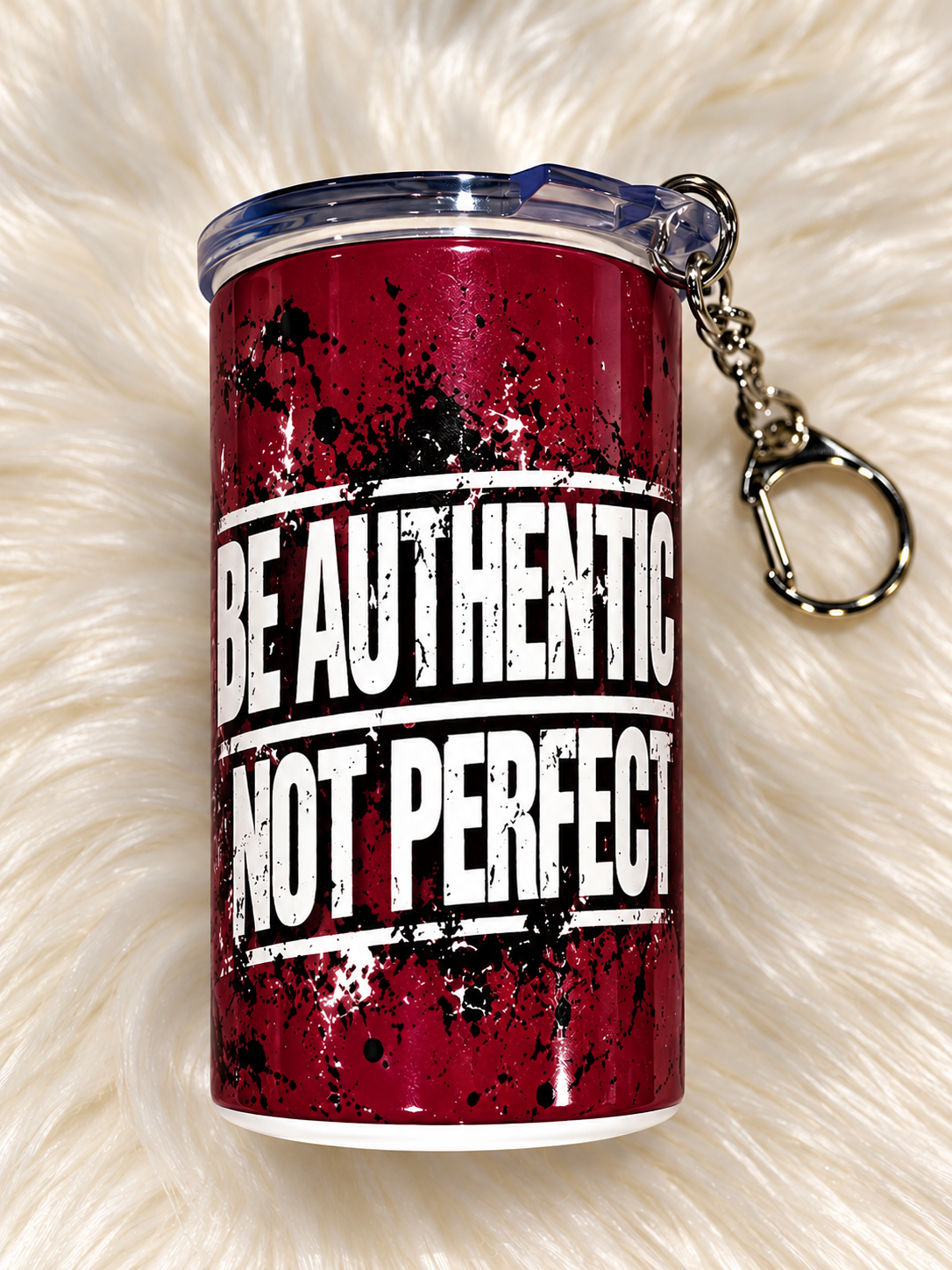 Be Authentic Not Perfect Mini Inspirational Tumbler