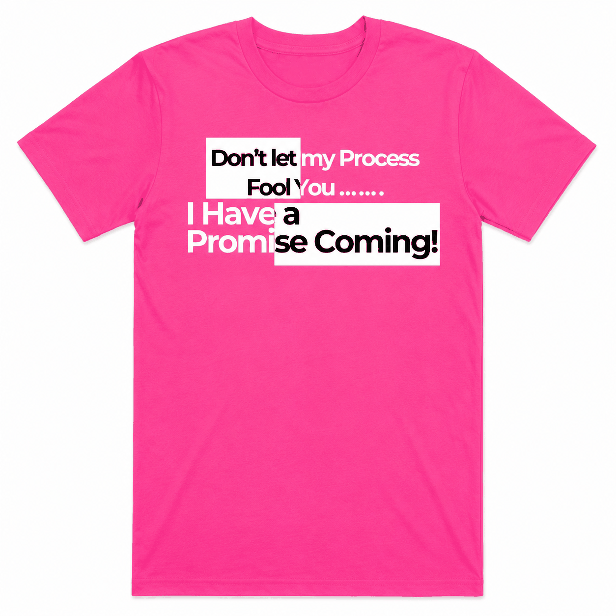Cotton Slogan T-shirt with minimalist design and powerful statement text