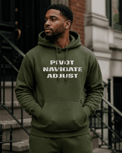 PIVOT NAVIGATE ADJUST Hoodies - Embrace Authenticity with Unique Style