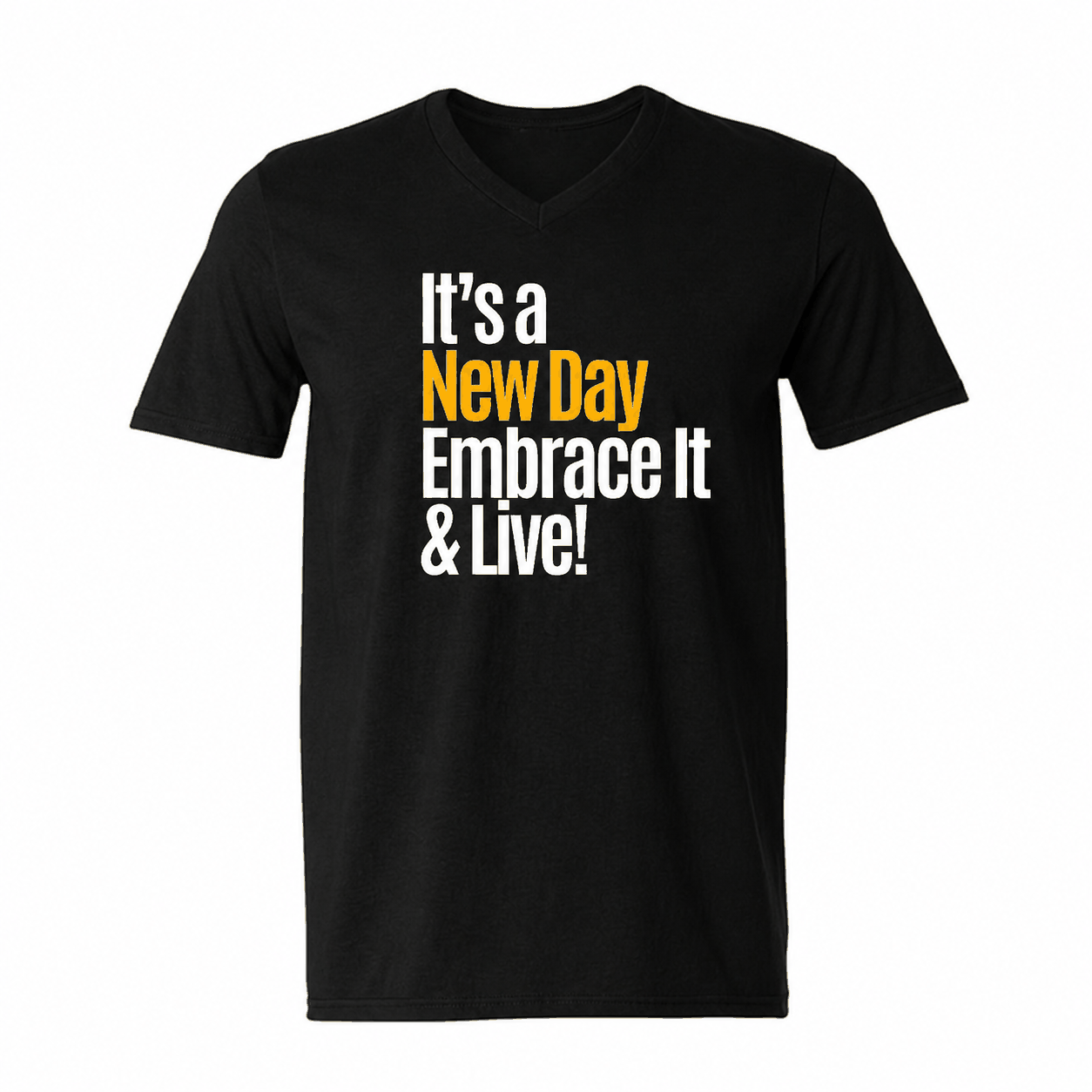 Classic Cotton Slogan T-shirt in soft breathable fabric with minimalist design and powerful slogan