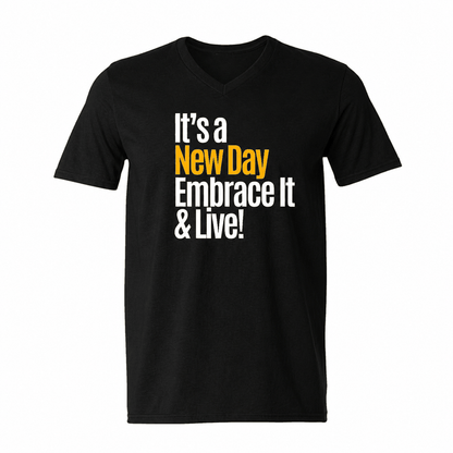 Classic Cotton Slogan T-shirt in soft breathable fabric with minimalist design and powerful slogan