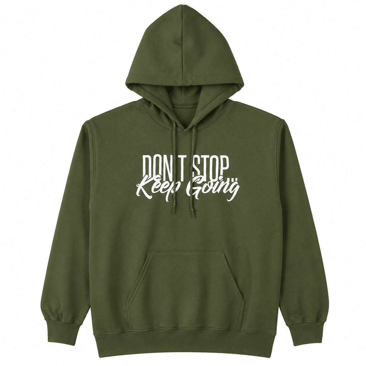 Don't Stop, Keep Going Hoodie - Empowering Authentic Style Collection