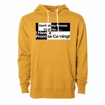 Don't Let My Process Fool You Hoodie with bold empowering design and cozy comfort