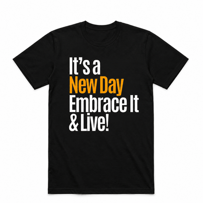 Classic Cotton Slogan T-shirt in various colors, soft breathable fabric, minimalist design for casual style and self-expression