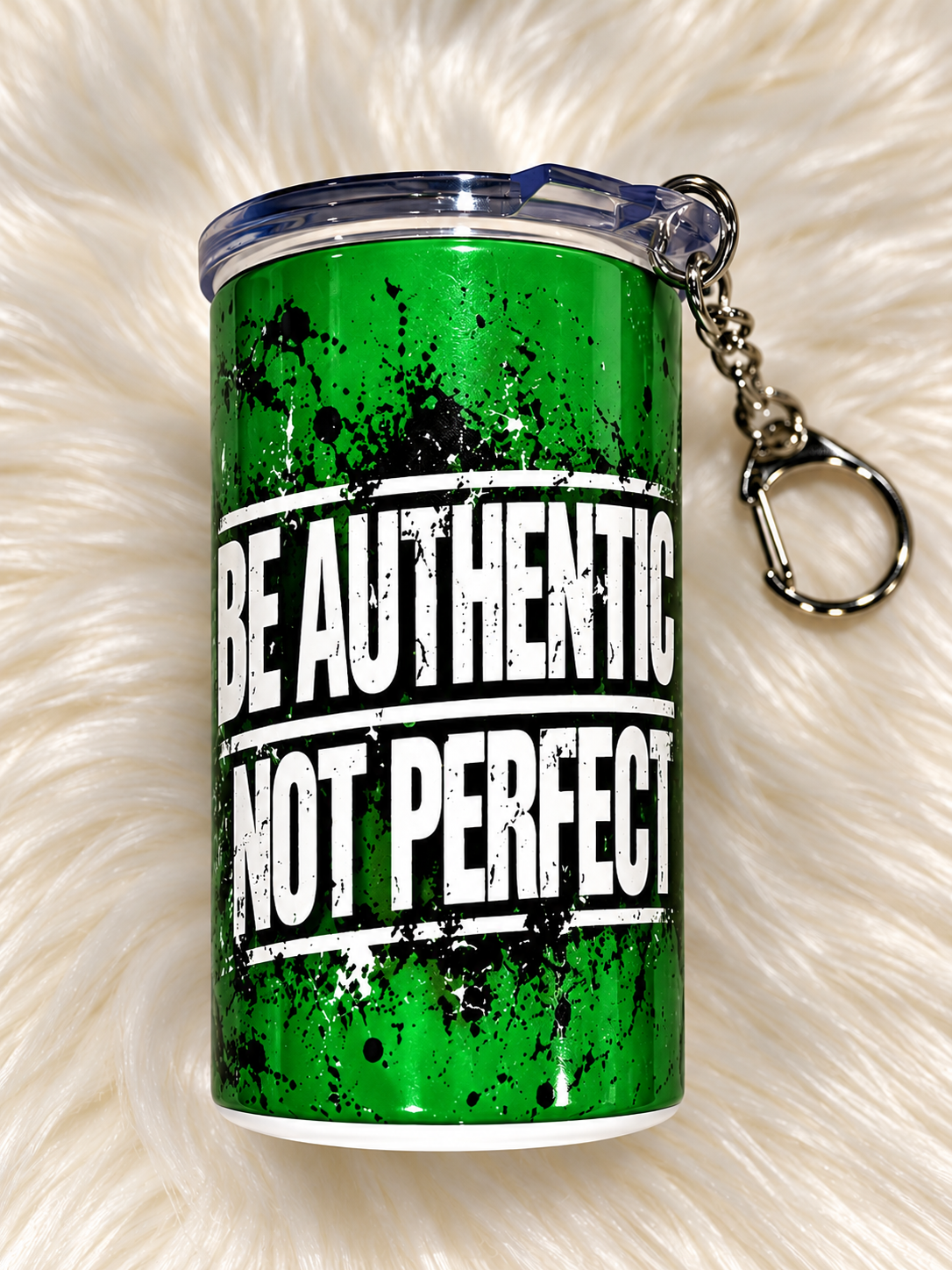 Be Authentic Not Perfect Mini Inspirational Tumbler