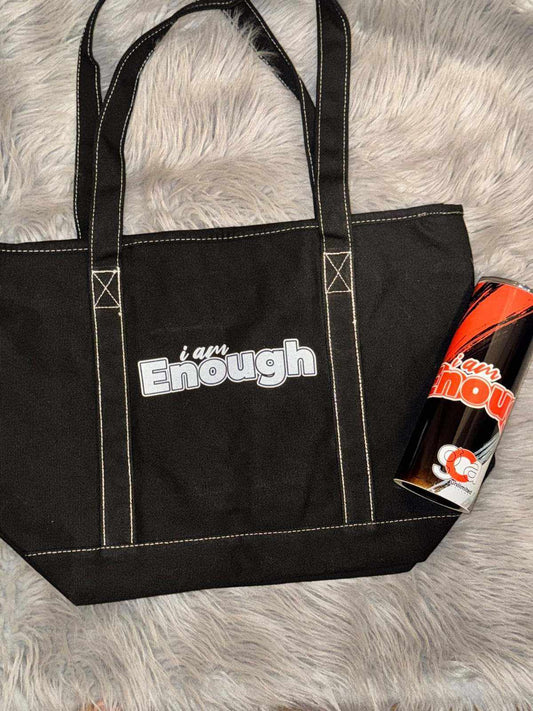 Stylish and durable Inspirational Tote Bag with faith-filled motivational message for everyday use
