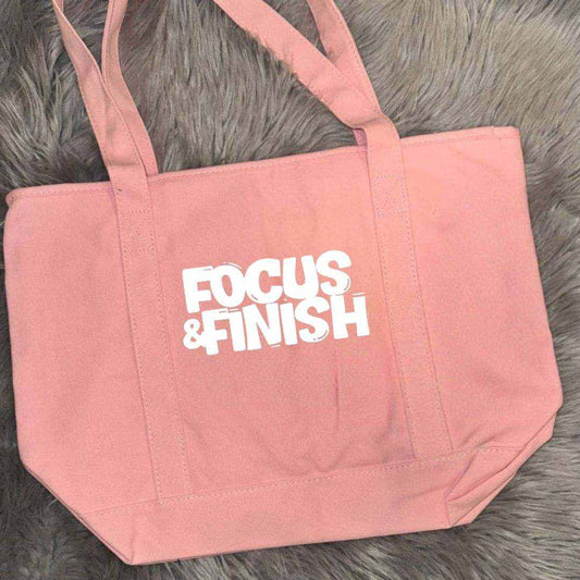 Inspirational tote bag with motivational message, durable fabric, spacious design, and comfortable straps for everyday use