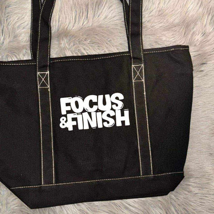 Inspirational tote bag with motivational message and durable design for everyday use