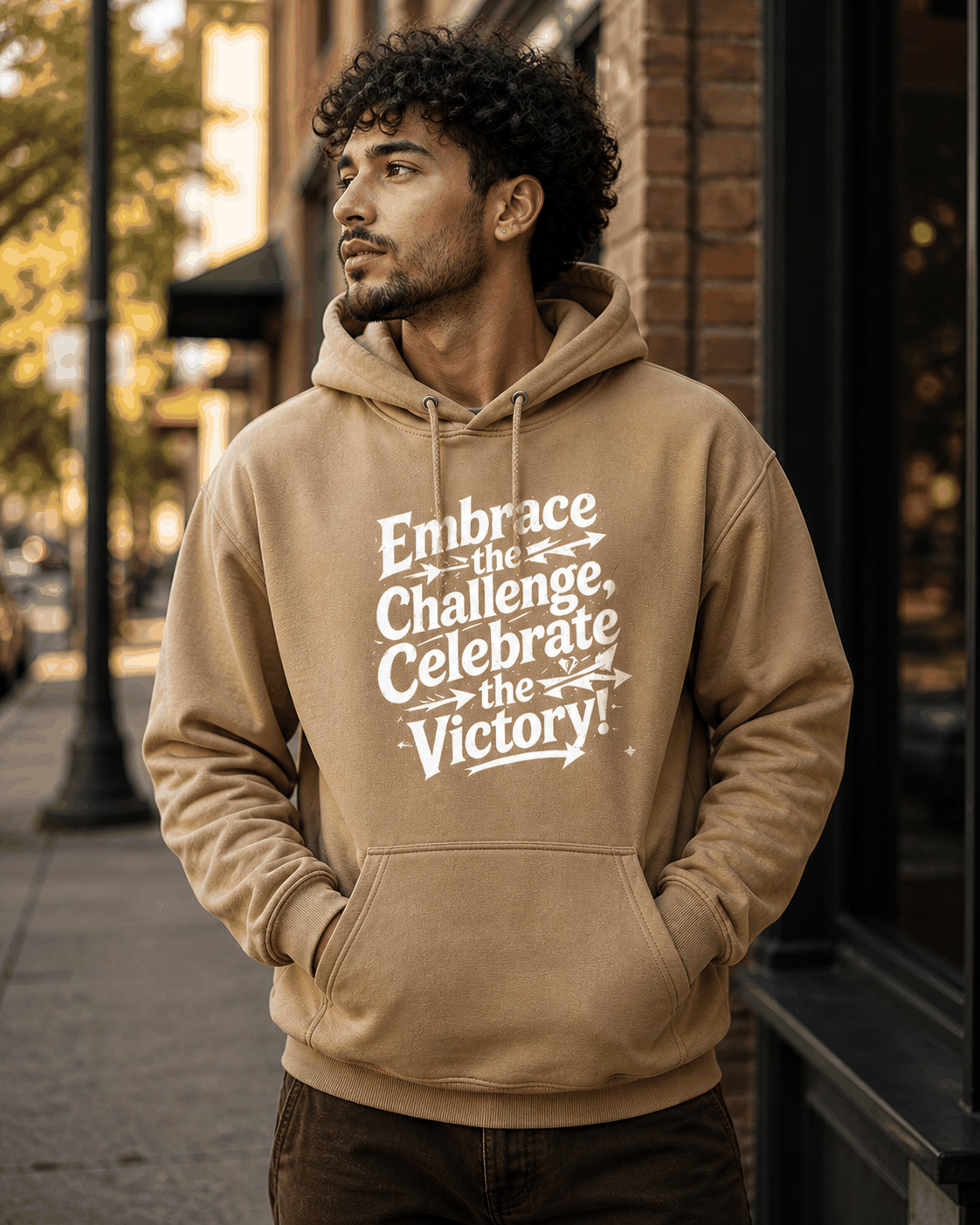 Embrace the Challenge, Celebrate the Victory Hoodie