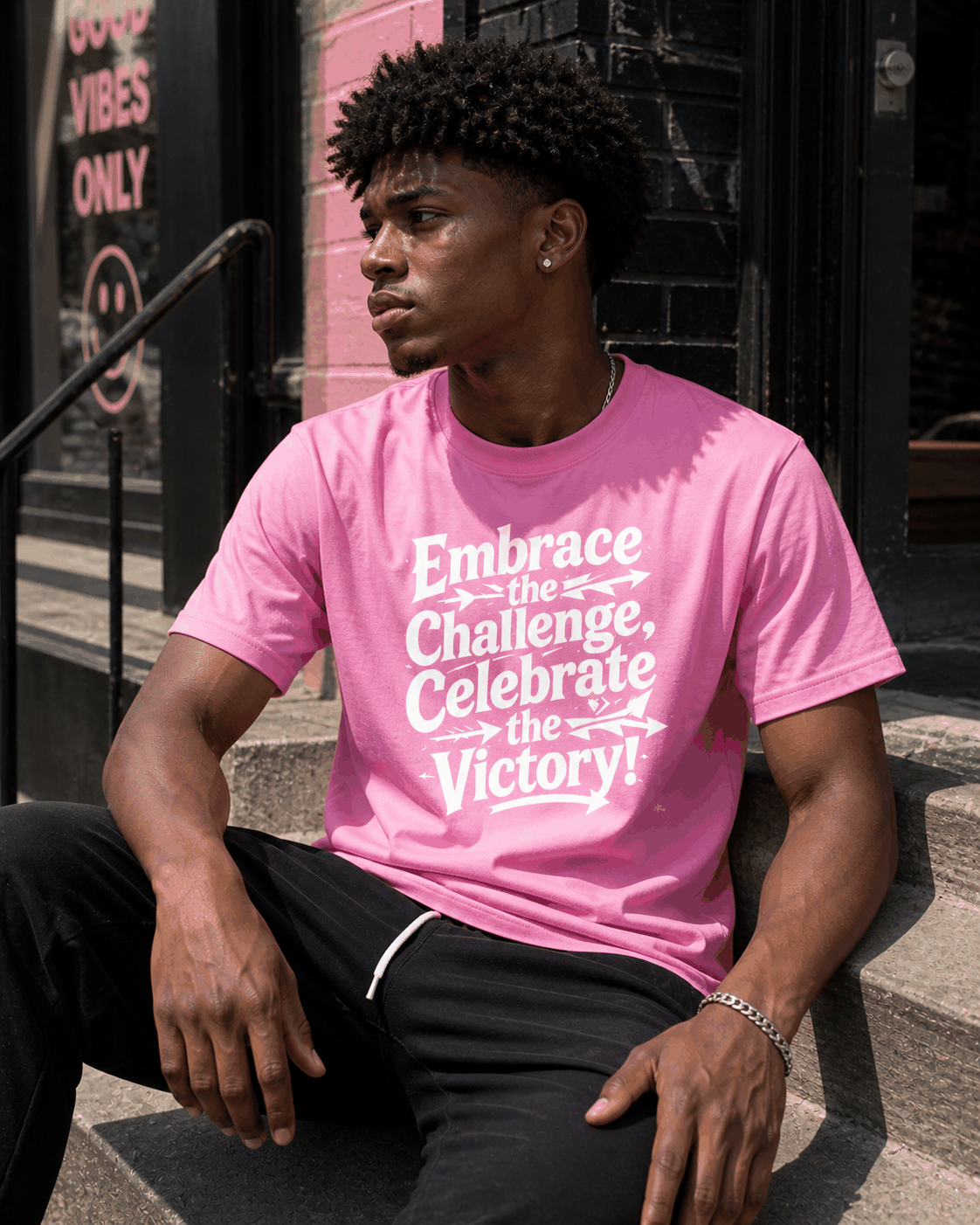 Embrace the Challenge, Celebrate The Victory T-Shirt