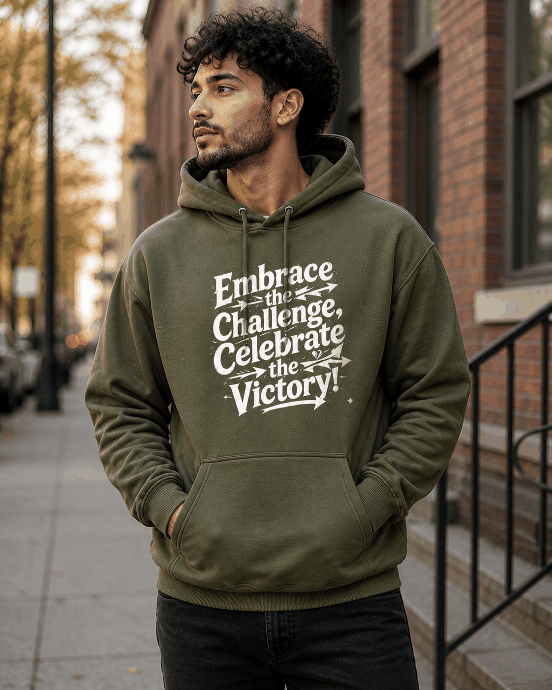 Embrace the Challenge, Celebrate the Victory Hoodie