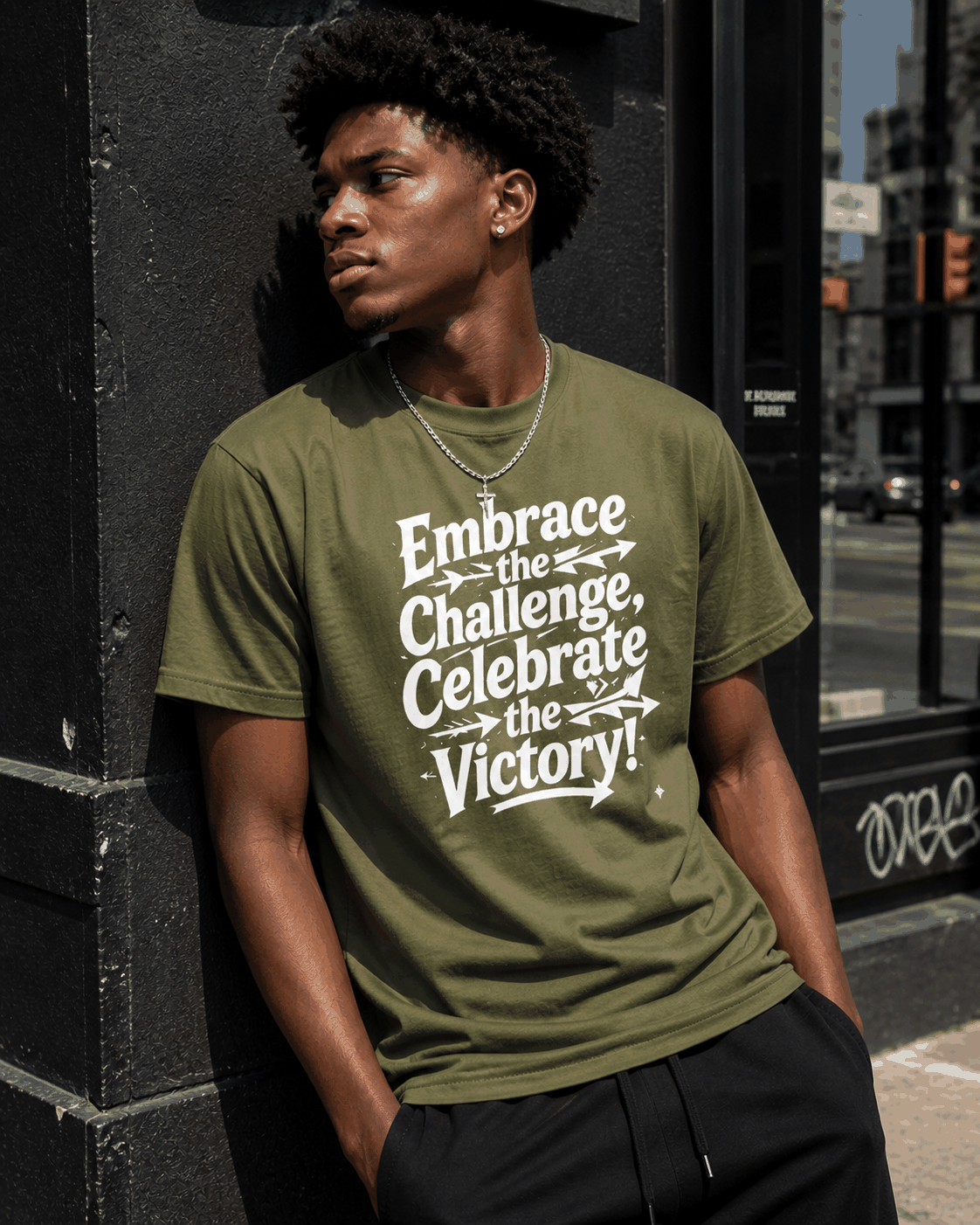 Embrace the Challenge, Celebrate The Victory T-Shirt