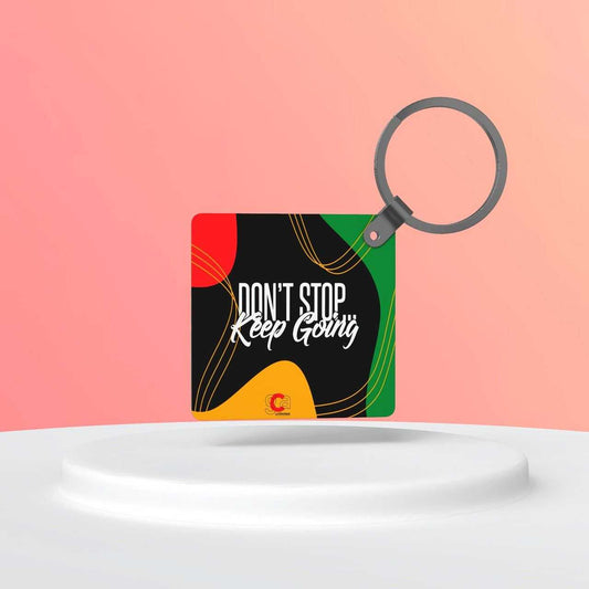 GCA Unlimited inspirational keychains with bold motivational designs for faith and confidence