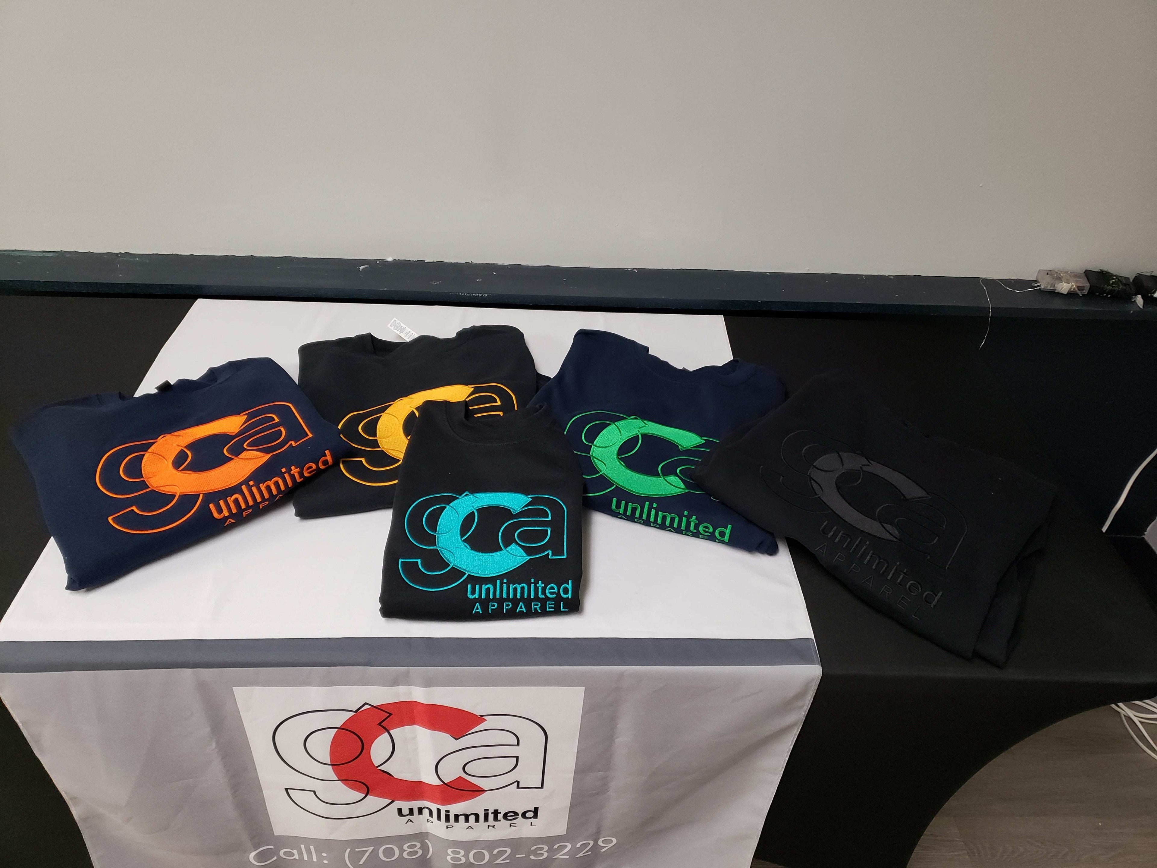 Comfortable GCA Unlimited Apparel Logo Sweatshirt